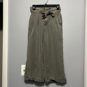 American Eagle green cropped pants